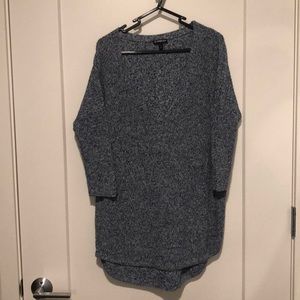 Blue sweater - great over leggings!